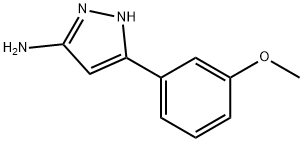 5-(3-METHOXY-PHENYL)-2H-PYRAZOL-3-YLAMINE Structure