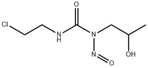 1-nitroso-1-(2-hydroxypropyl)-3-(2-chloroethyl)urea Structure