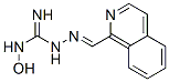 (1-isoquinolinylmethylene)-N-hydroxy-N'-aminoguanidine Structure