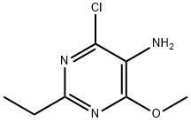 4-CHLORO-2-ETHYL-6-METHOXY-5-PYRIMIDINAMINE Structure
