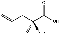 (R)-2-氨基-2-甲基-4-戊烯酸 结构式