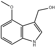 (4-Methoxy-1H-indol-3-yl)Methanol 结构式