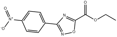 3-(4-NITRO-PHENYL)-[1,2,4]OXADIAZOLE-5-CARBOXYLIC ACID ETHYL ESTER Structure