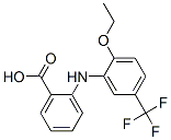 Benzoic  acid,  2-[[2-ethoxy-5-(trifluoromethyl)phenyl]amino]- Structure