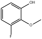 3-フルオロ-2-メトキシフェノール 化学構造式