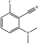 2-二甲基氨-6-氟苯甲腈 结构式