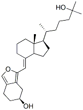 25-hydroxy-6,19-epoxyvitamin D3 结构式