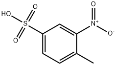 3-ニトロ-4-メチルベンゼンスルホン酸 化学構造式
