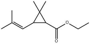 Ethyl chrysanthemumate Struktur