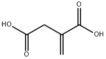 衣康酸, 97-65-4, 结构式