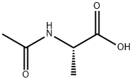 N-乙酰-L-丙氨酸, 97-69-8, 结构式