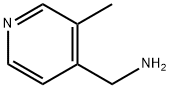1-(3-メチルピリジン-4-イル)メタンアミン 化学構造式