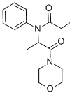 Propionanilide, N-(1-(morpholinocarbonyl)ethyl)- 结构式