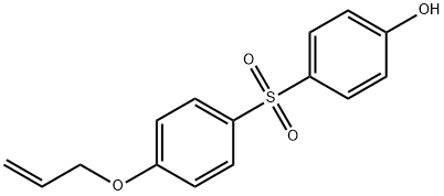 4-[[4-(2-烯丙氧基)苯基]磺酰基]苯酚 结构式