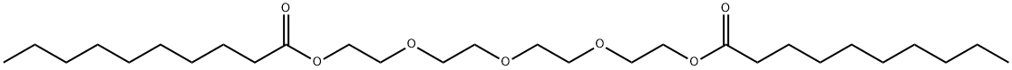 oxybis(2,1-ethanediyloxy-2,1-ethanediyl) didecanoate Structure