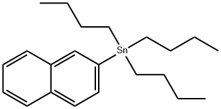トリブチル(2-ナフチル)スタンナン 化学構造式