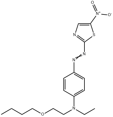 N-(2-butoxyethyl)-N-ethyl-4-[(5-nitro-2-thiazolyl)azo]aniline Structure