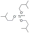 titanium tris(3-methylbutan-1-olate) Structure