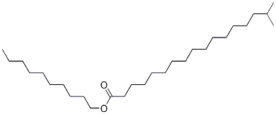 decyl 16-methylheptadecanoate Structure