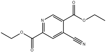 2,5-Diethyl4-cyanopyridine-2,5-dicarboxylate Structure