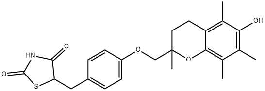 曲格列酮, 97322-87-7, 结构式