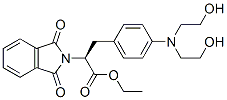 ethyl (S)-alpha-[[4-[bis(2-hydroxyethyl)amino]phenyl]methyl]-1,3-dihydro-1,3-dioxo-2H-isoindole-2-acetate Structure