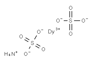 ammonium dysprosium(3+) disulphate 结构式