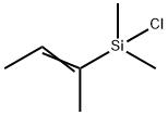 chlorodimethyl(1-methyl-1-propenyl)silane Structure