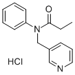 N-(3-Piridinmetil)-N-fenilpropionammide cloridrato [Italian] Structure
