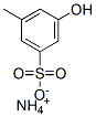 ammonium 3-hydroxy-5-methylbenzenesulphonate Structure