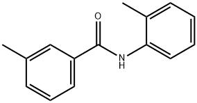 BENZAMIDE, 3-METHYL-N-(2-METHYLPHENYL)- Structure