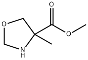 4-Oxazolidinecarboxylicacid,4-methyl-,methylester(9CI) 结构式