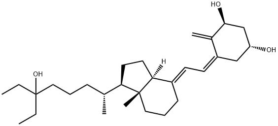 1,25-dihydroxy-26,27-dimethylcholecalciferol Structure