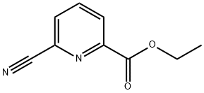 2-ACETONITRILPYRIDINE-6-CARBOXYLIC ACID EHTYL ESTER Structure