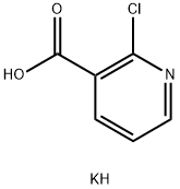 potassium 2-chloro-nicotinate Structure
