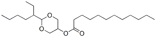 2-(1-ethylpentyl)-1,3-dioxan-5-yl laurate Structure