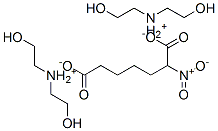 bis[bis(2-hydroxyethyl)ammonium] nitroheptanedioate 结构式