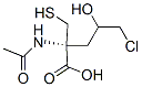 3-chloro-2-hydroxypropylmercapturic acid Structure