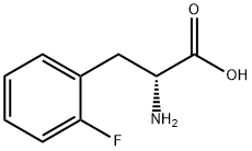 D-2-氟苯丙氨酸 结构式