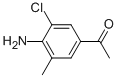 1-(4-Amino-3-chloro-5-methyl-phenyl)-ethanone Structure