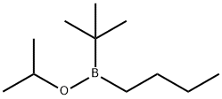 Isopropyl butyl(tert-butyl)borinate 结构式
