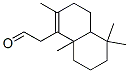 3,4,4a,5,6,7,8,8a-octahydro-2,5,5,8a-tetramethylnaphthalene-1-acetaldehyde 结构式
