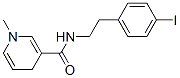 1-methyl-3-(N-(4-iodophenylethyl)carbamoyl)-1,4-dihydropyridine 结构式