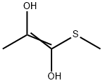 1-Propene-1,2-diol, 1-(methylthio)- (9CI) 结构式