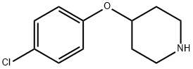 4-4-氯苯氧基哌啶 结构式