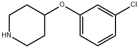 4-3-氯苯氧基哌啶 结构式