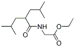 ethyl N-(2-isobutyl-4-methyl-1-oxopentyl)glycinate Structure