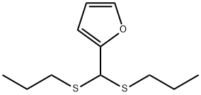 Bis(propylthio)methylfuran Structure
