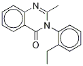 Etaqualone Hydrochloride Structure
