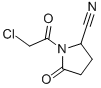 2-Pyrrolidinecarbonitrile, 1-(chloroacetyl)-5-oxo- (9CI) 结构式